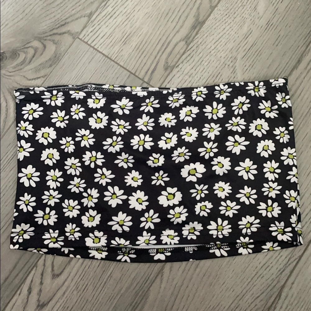 Floral tube top